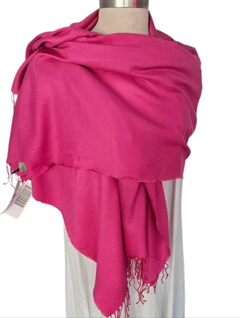 NWT Casual Corner Hot Pink Wrap Scarf